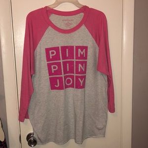 Pimpin’ Joy Baseball style t-shirt